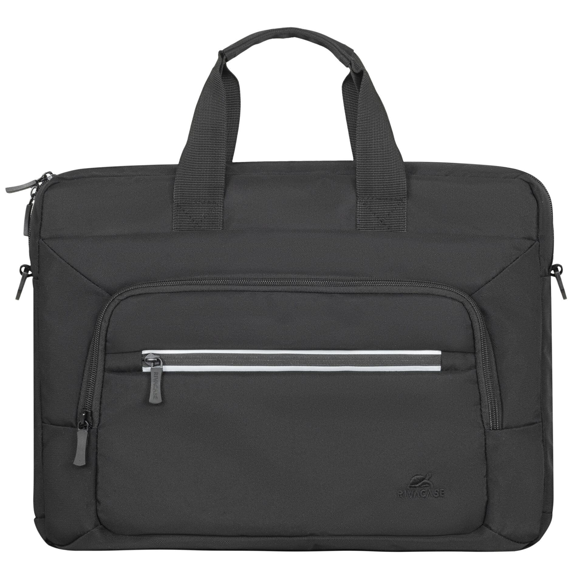 RIVACASE Borneo Laptoptasche 14 Zoll Schwarz recycelt wasserdicht