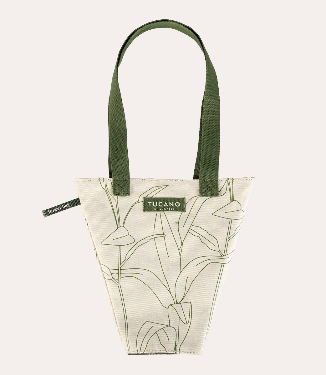 Tucano Flower Blumentasche Canvas elfenbein Geschenk