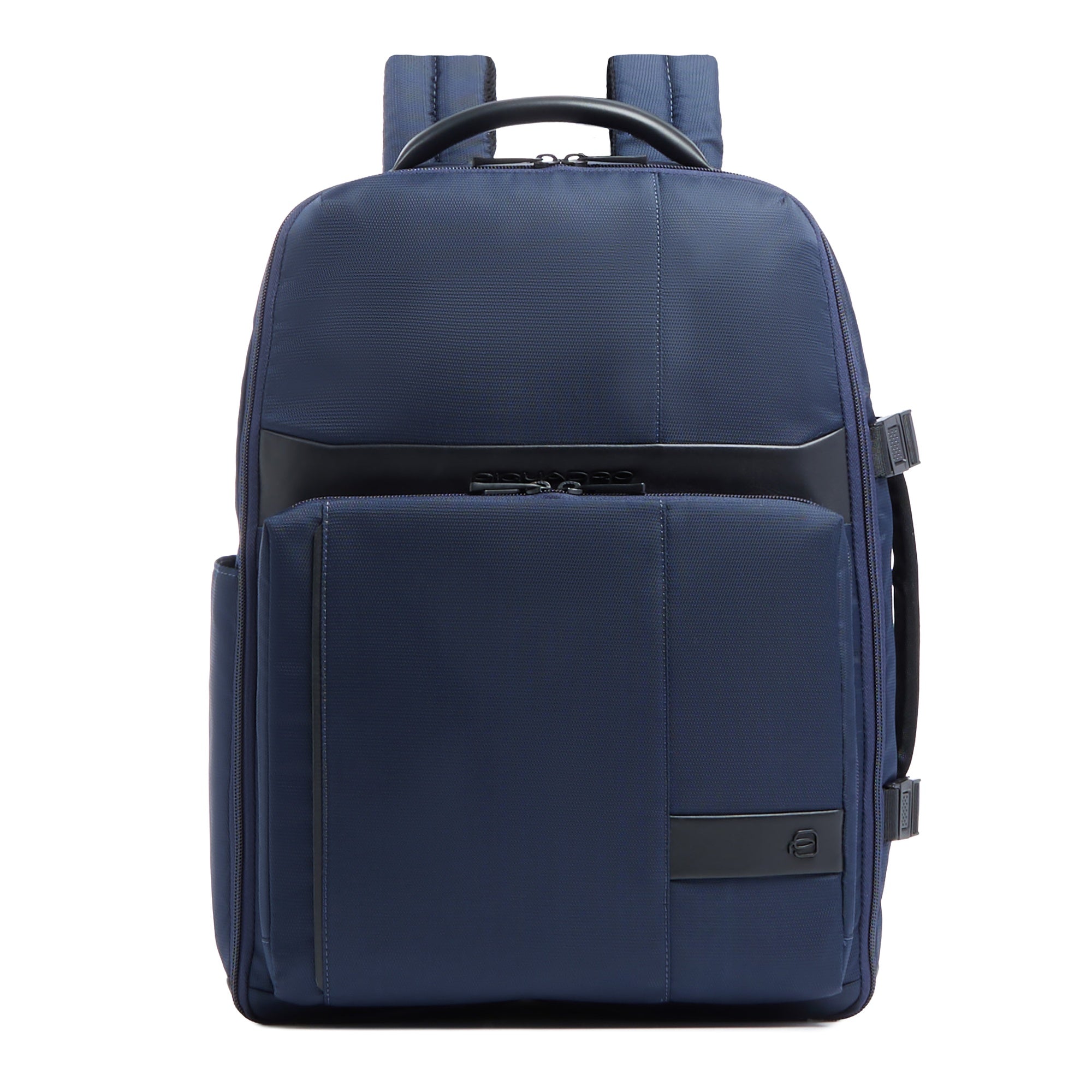 Piquadro Black Square Rucksack 15,6 Zoll Stoff schwarz RFID