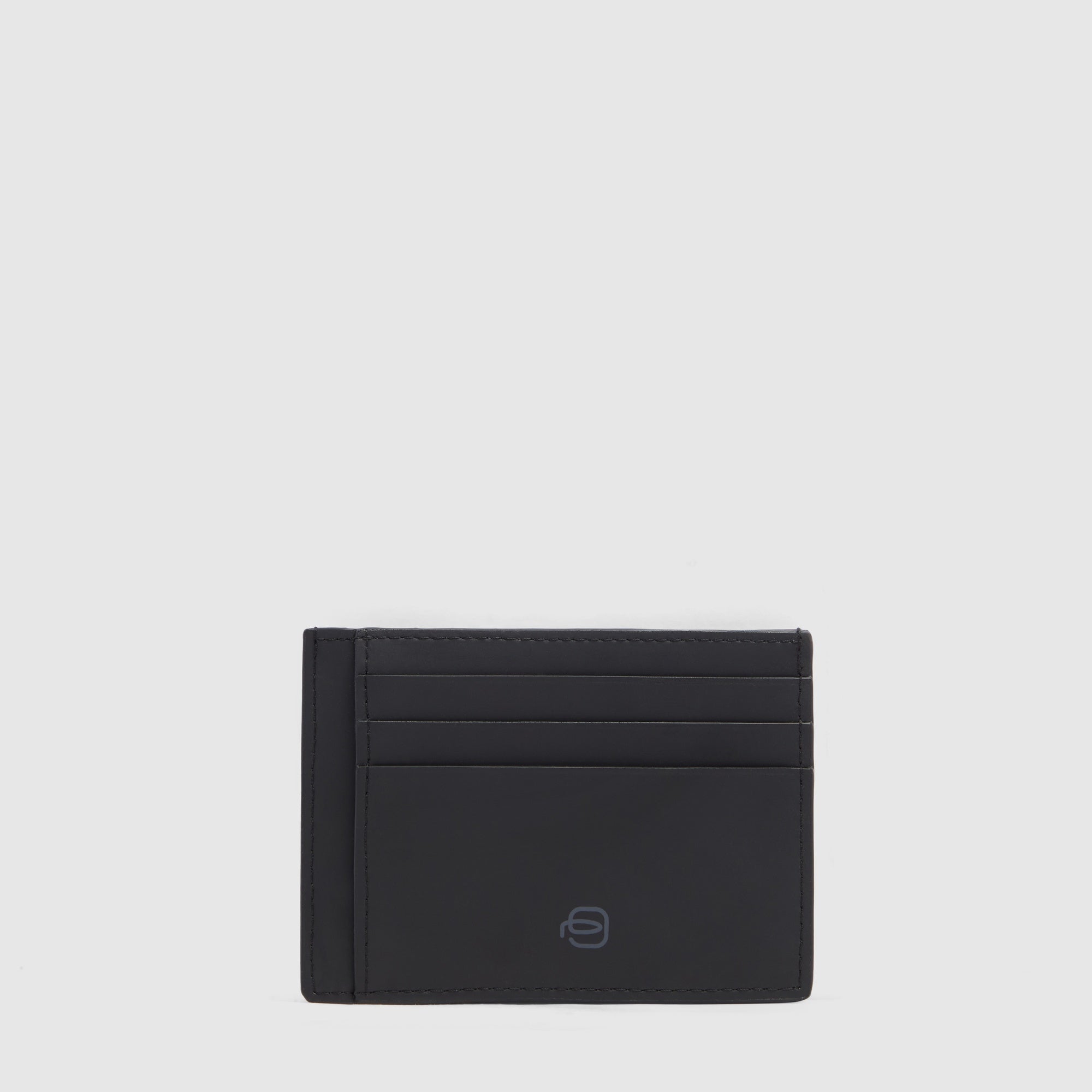 Piquadro Black Square Kartenetui Herren dünn schwarz