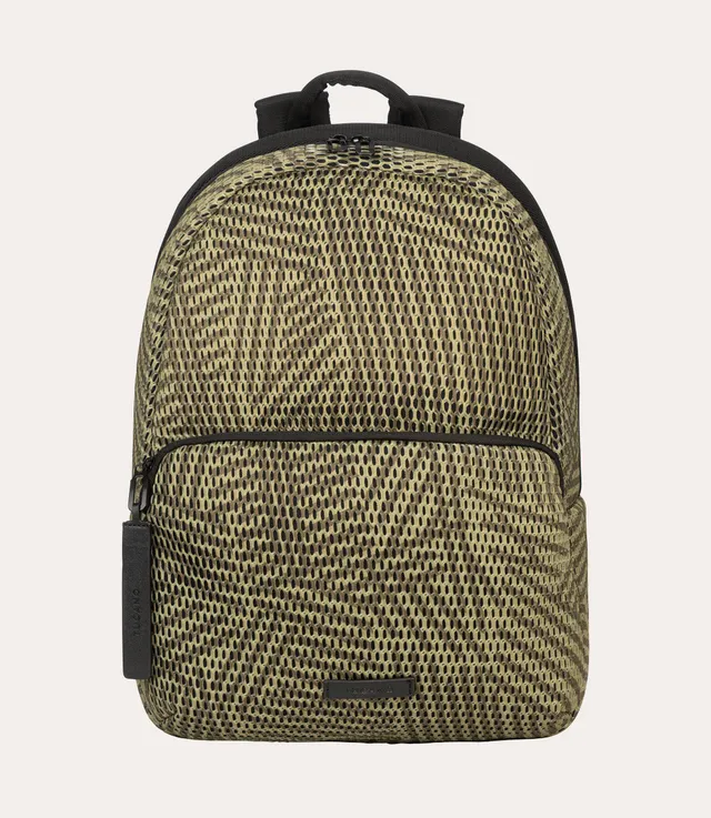 Tucano Grosso Laptop-Rucksack 17 Zoll grün mit Trolleyband