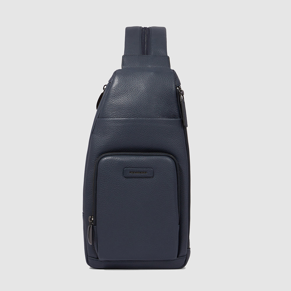 Piquadro Urban Sling-Rucksack Leder iPad mini Schwarz