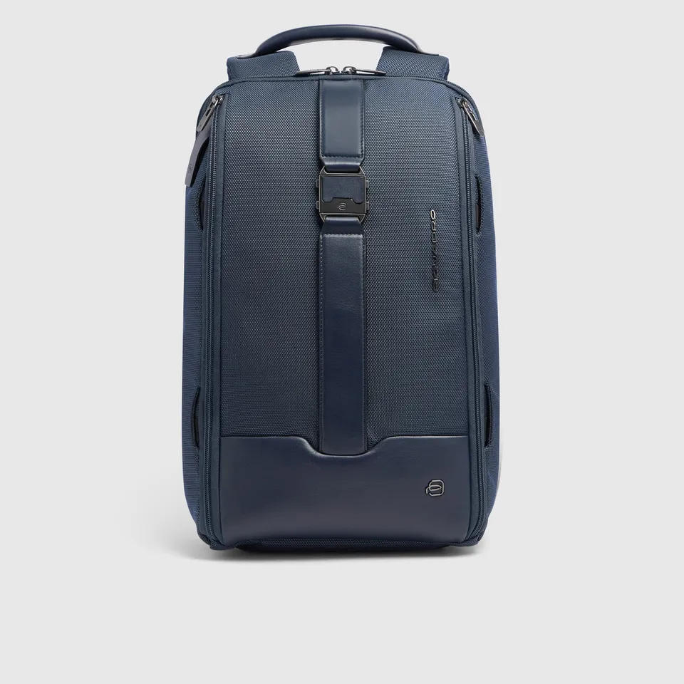 Piquadro Rover Rucksack 14 Zoll Modular Schwarz USB