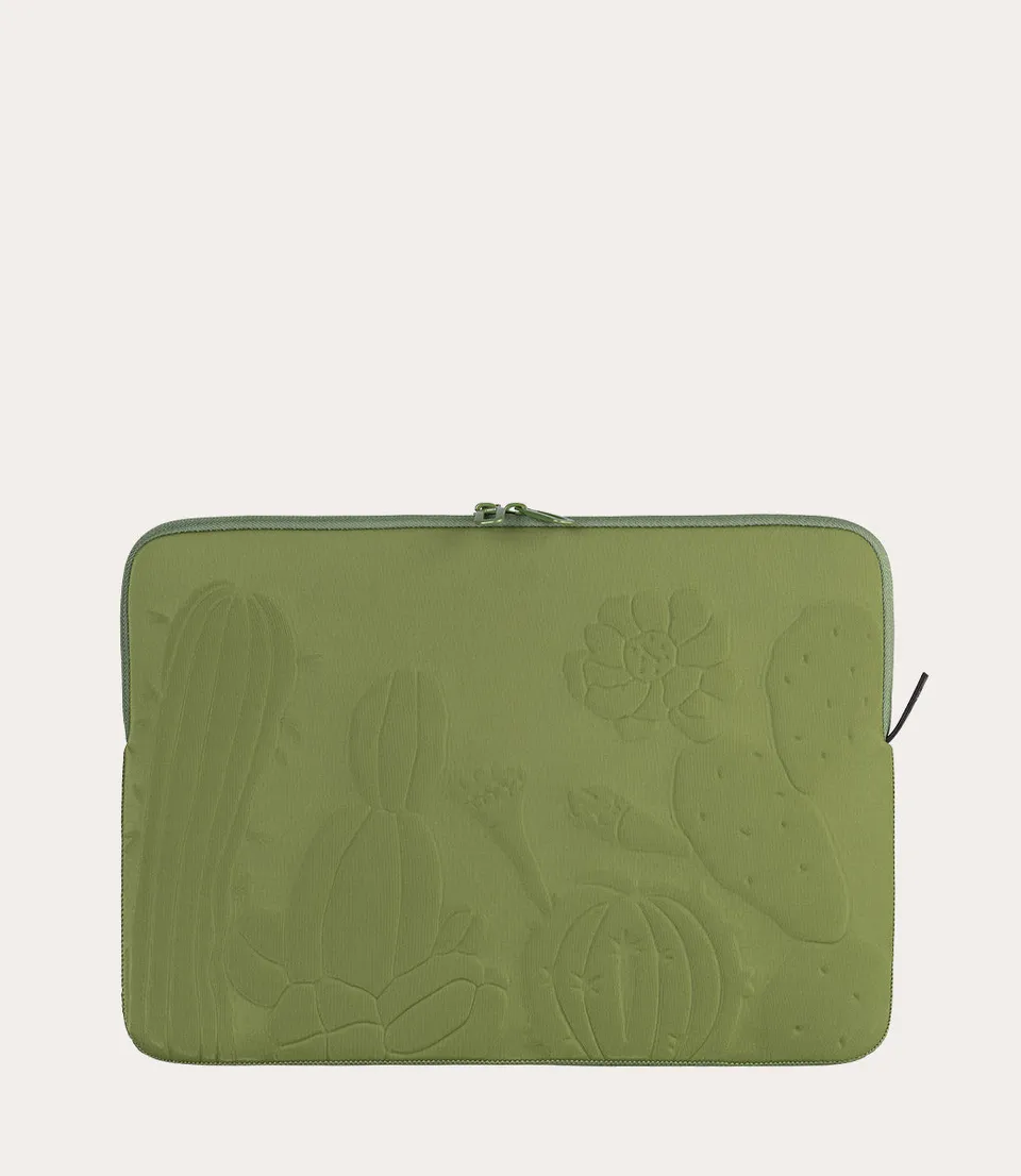 Tucano Rilievo Cactus Laptop Hülle 15,6 Zoll Grün