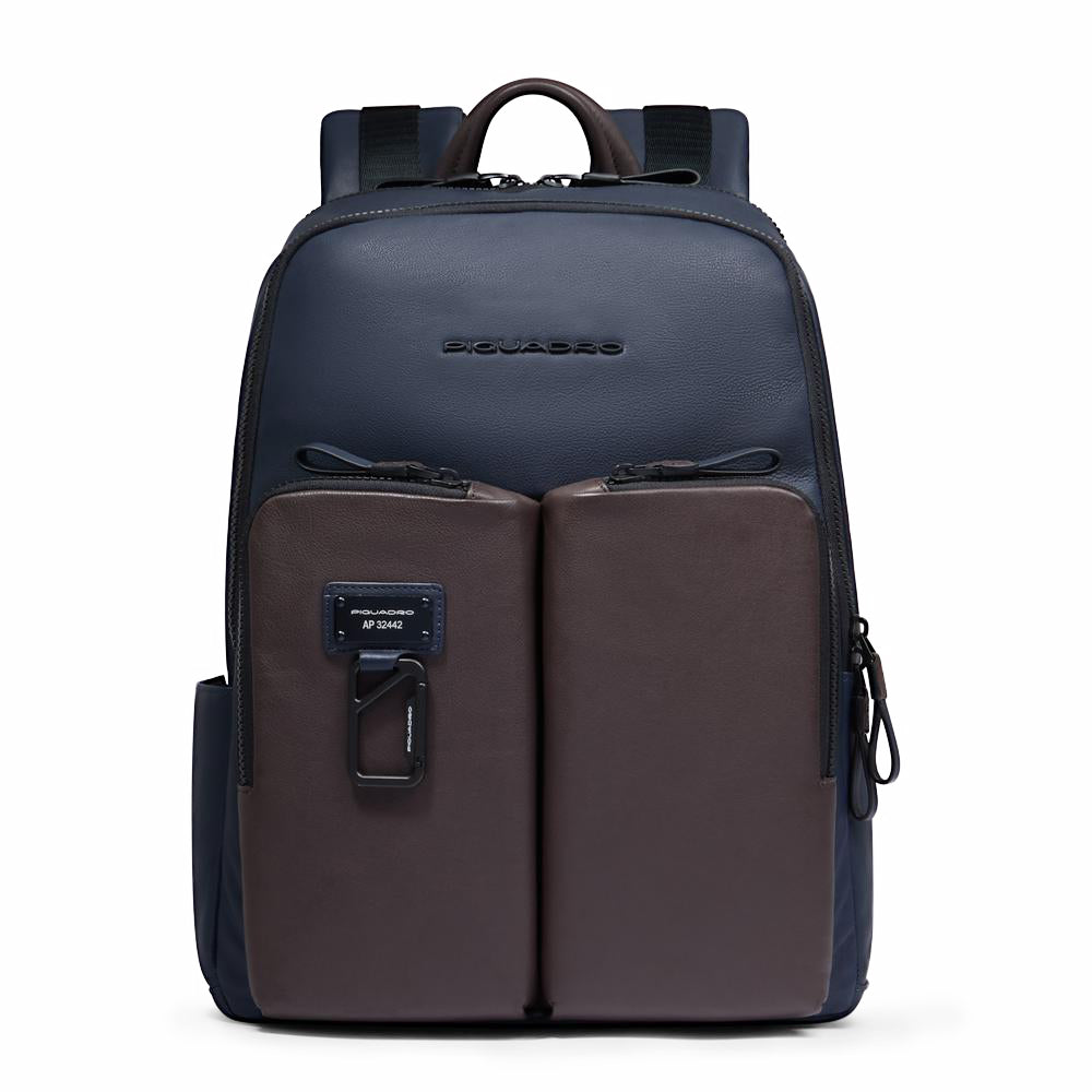Piquadro Black Square Rucksack 14 Zoll schwarz Laptop