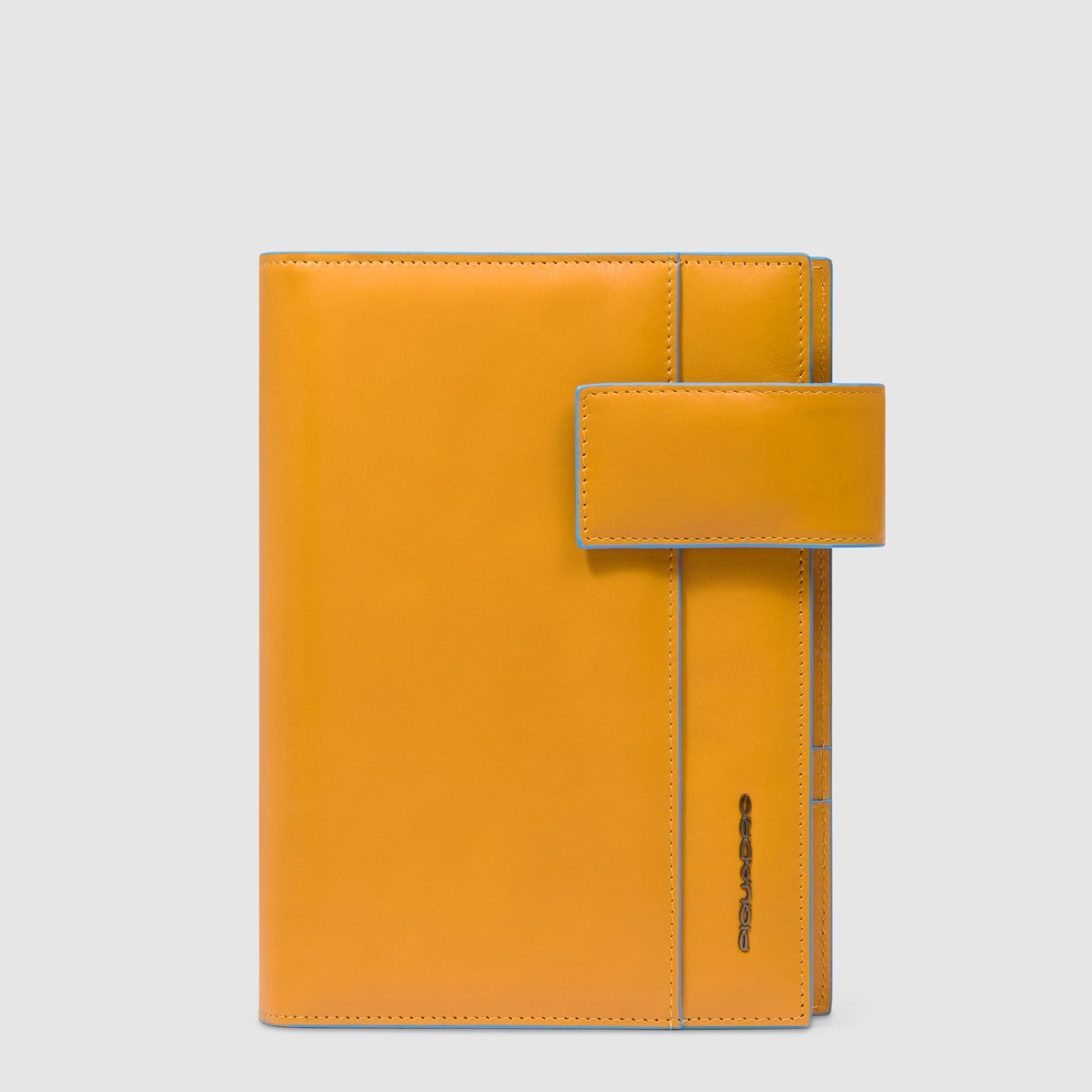 Piquadro Blue Square Organizer Leder Agenda mit Stifthalter
