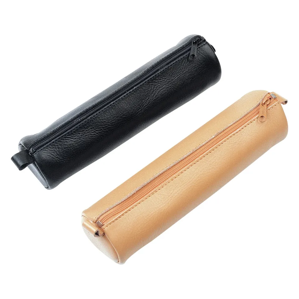 Lightpak Schreibgeräteetuis Schlamperrolle Stifte-Etui Natur Leder