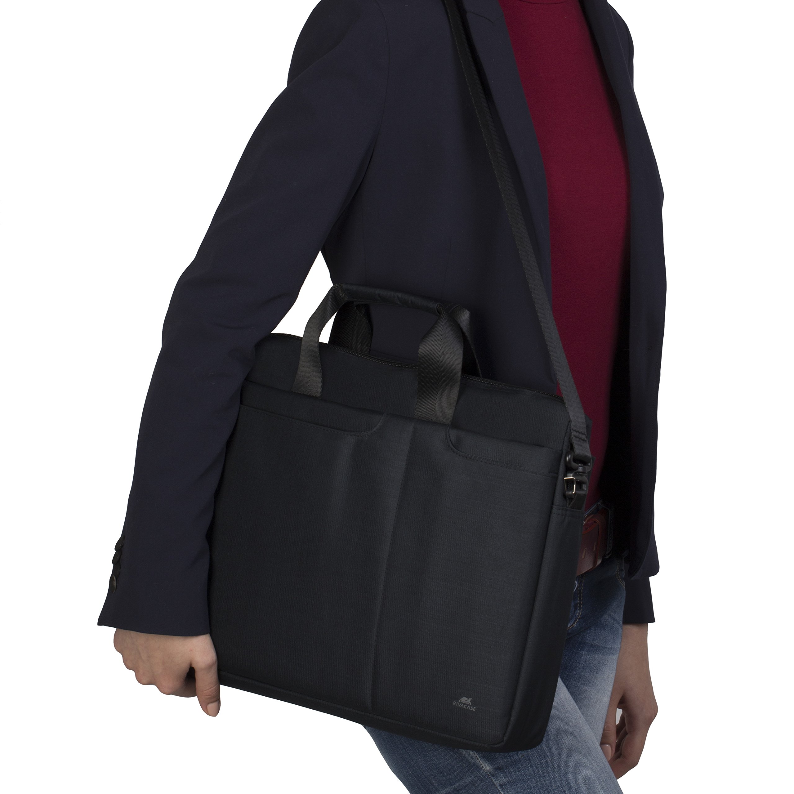 RIVACASE Tivoli Laptoptasche 15,6 Zoll Schwarz wasserabweisend