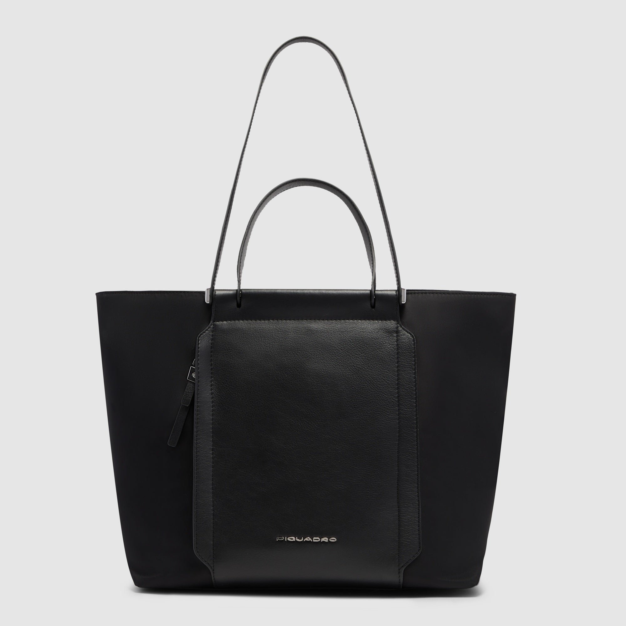 Piquadro Patricia Shopper Laptoptasche 14 Zoll Schwarz recycelt