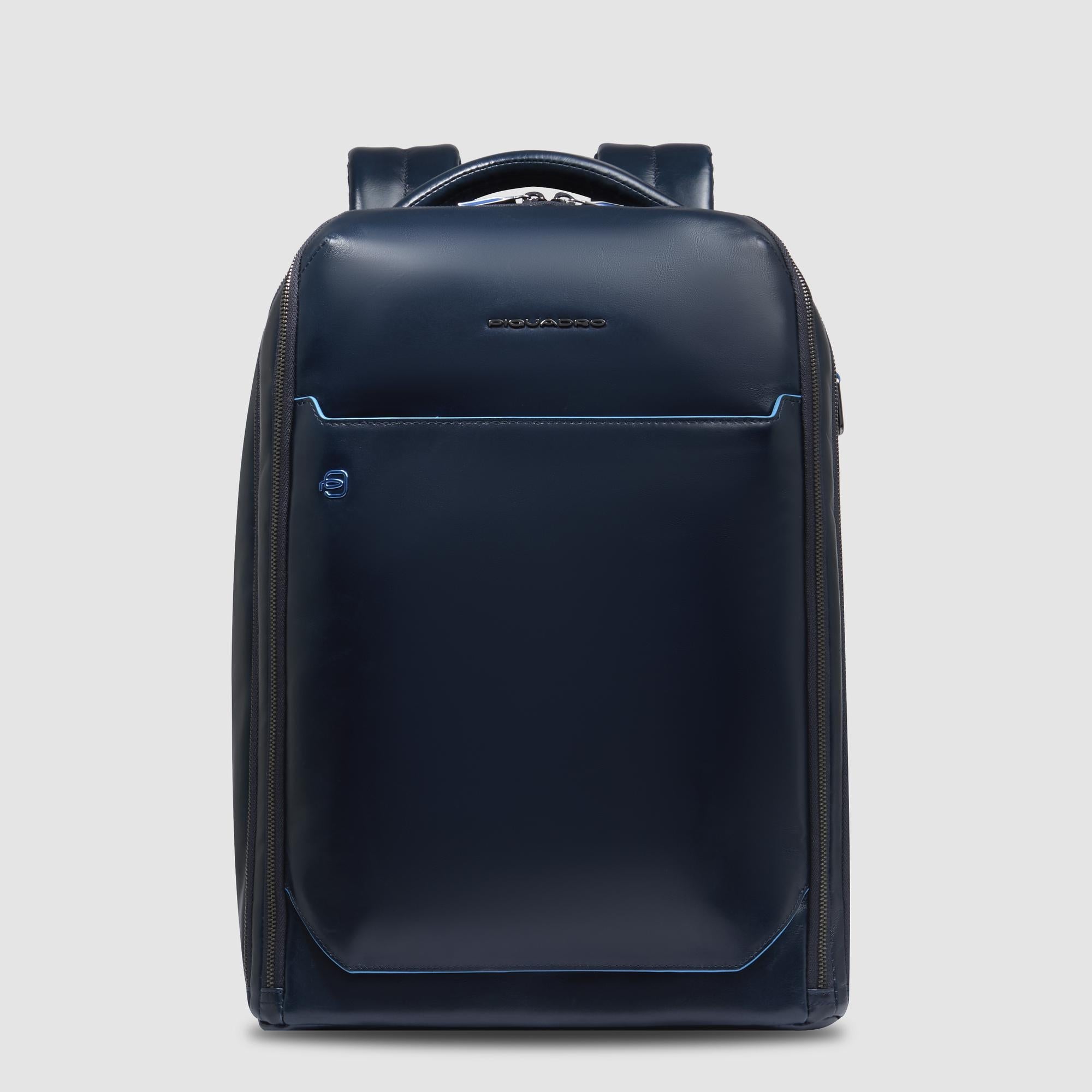 Piquadro Black Square Rucksack 15,6 Zoll Schwarz Laptop