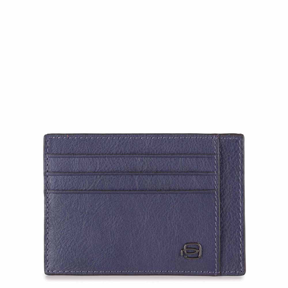 Piquadro Black Square Kreditkartenetui Leder braun RFID