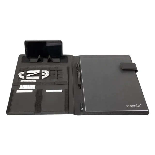 Lightpak Moorea Schreibmappe A4 Anthrazit RPET