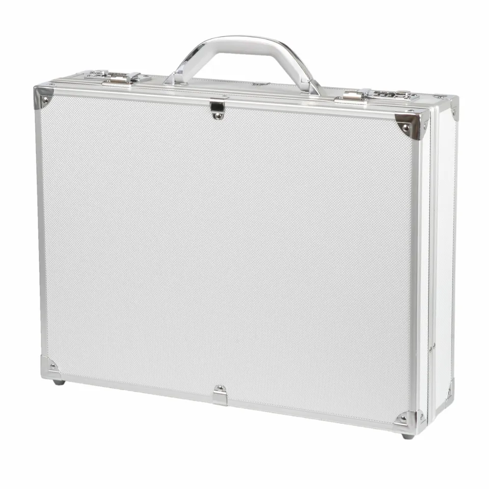 Alumaxx OCTAN Attachékoffer Aluminium Silber Zahlenschloss