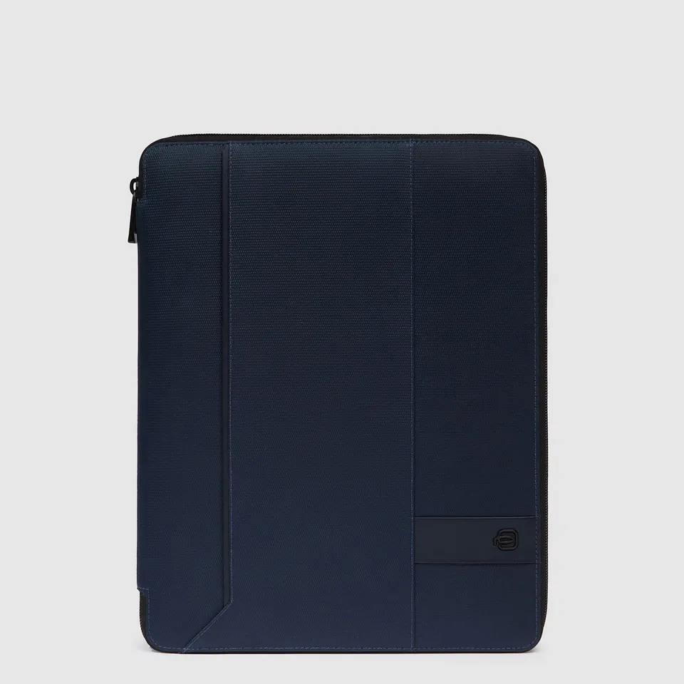 Piquadro Brief Portablocco iPad Pro 13 Schreibmappe schwarz Leder