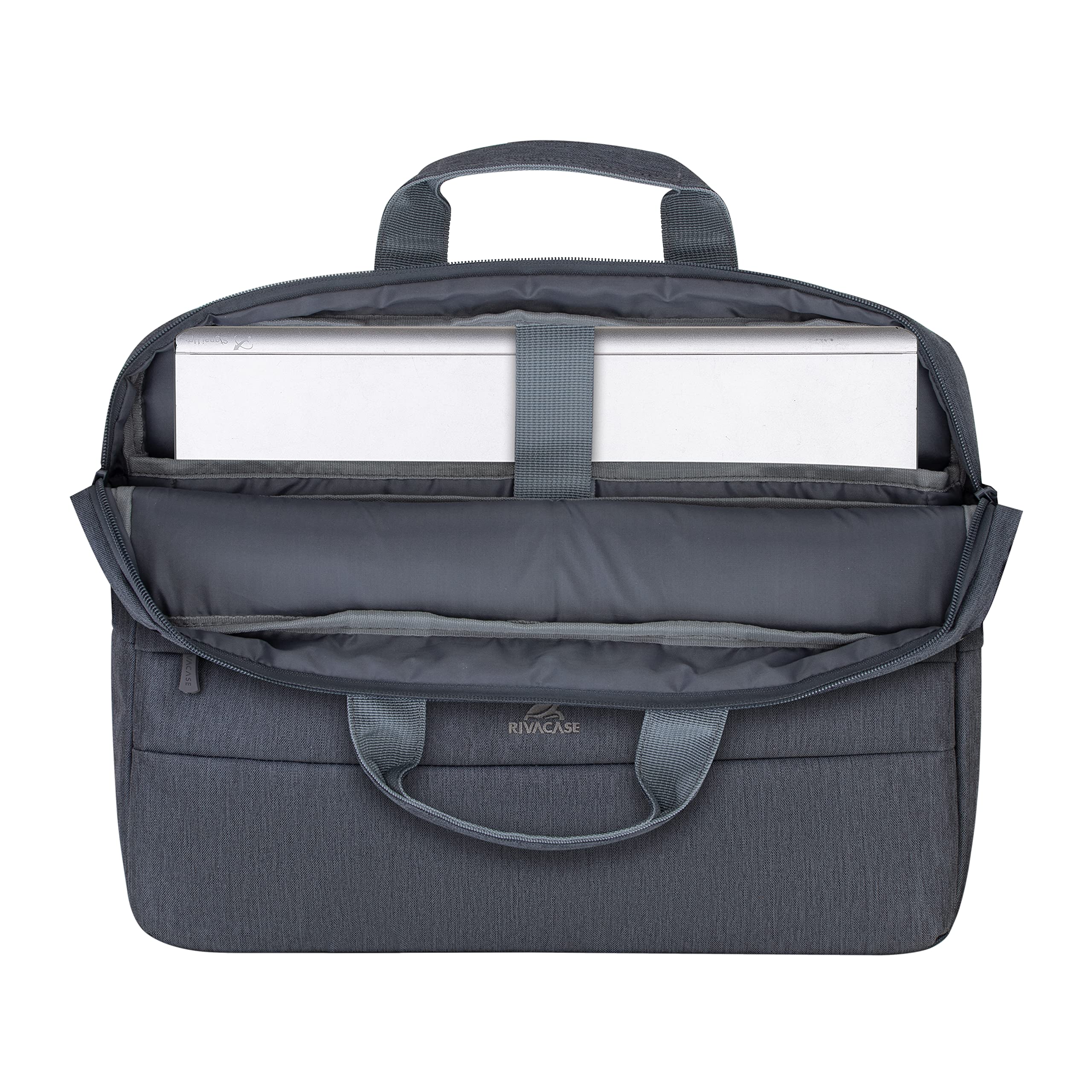 RIVACASE Davos 15,6 Zoll Laptoptasche dunkelgrau