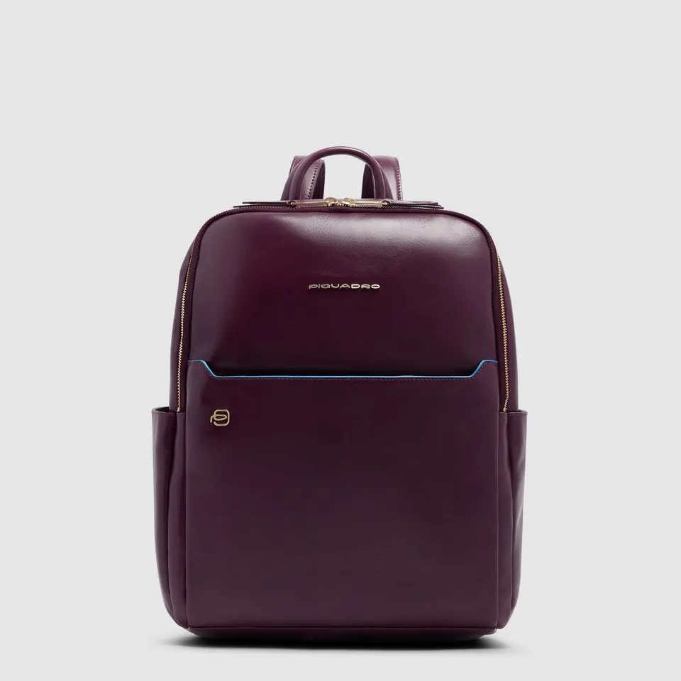 Piquadro Lyra Rucksack Damen Leder 14 Zoll Laptop RFID