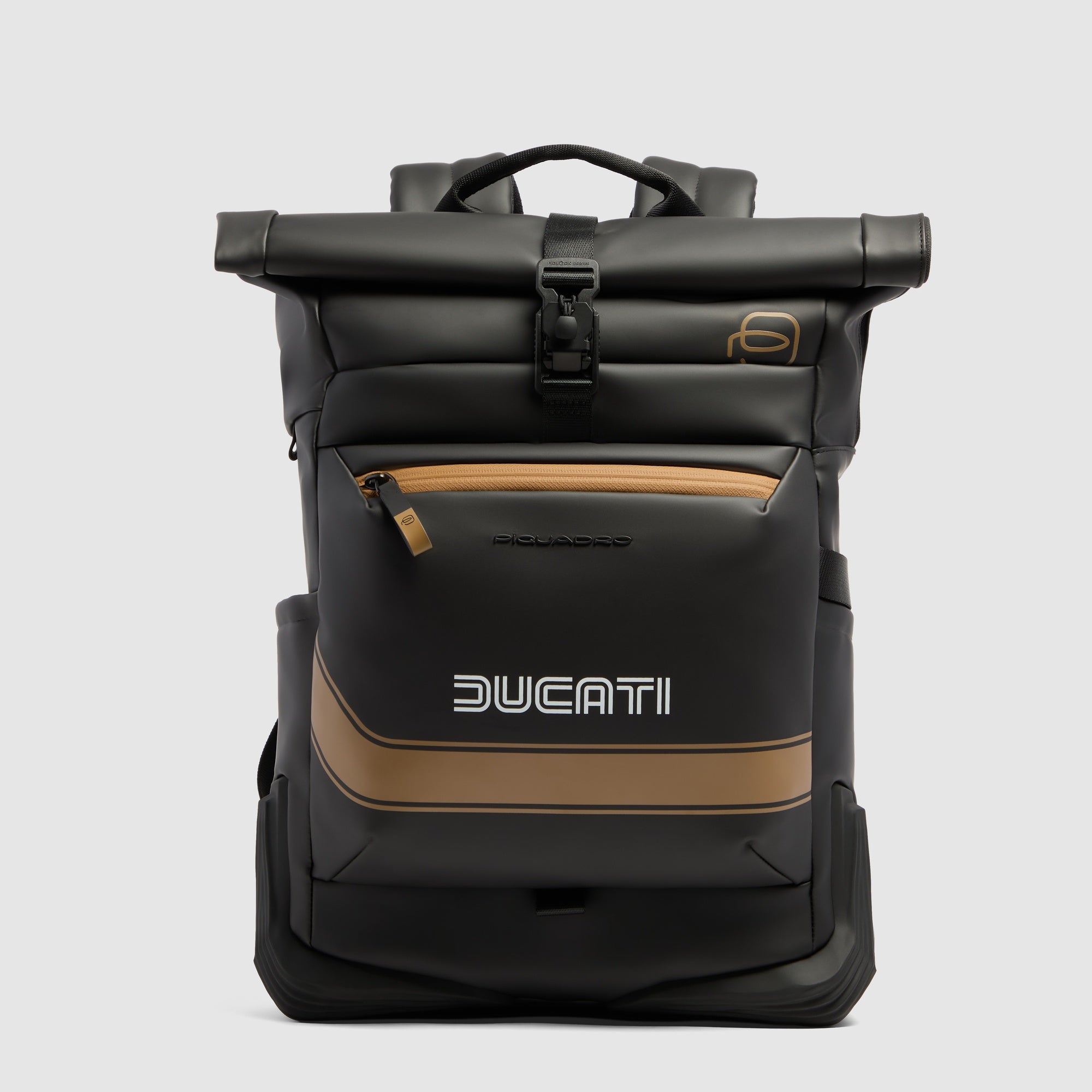 Piquadro x Ducati 100 Roll-top Rucksack Laptop Schwarz