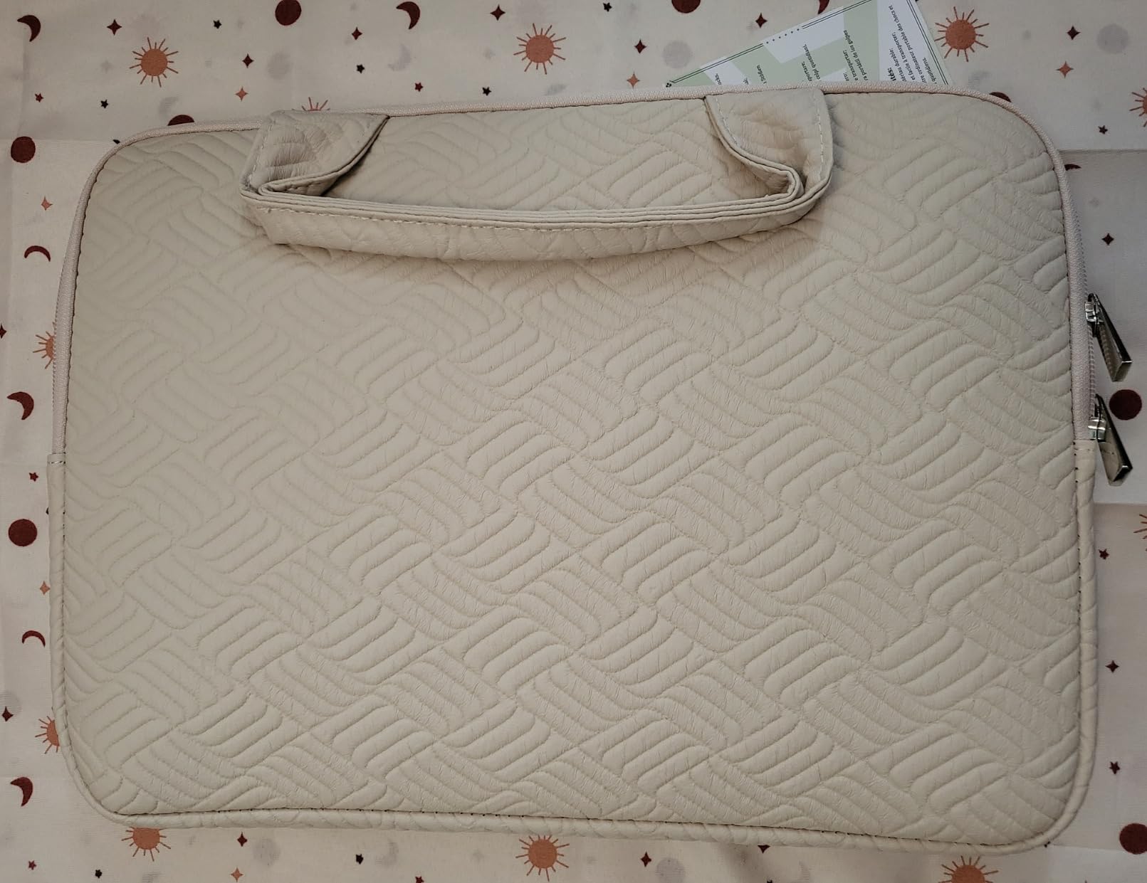 Arvok Business Sleeve 15,6 Zoll Weiß mit Griff