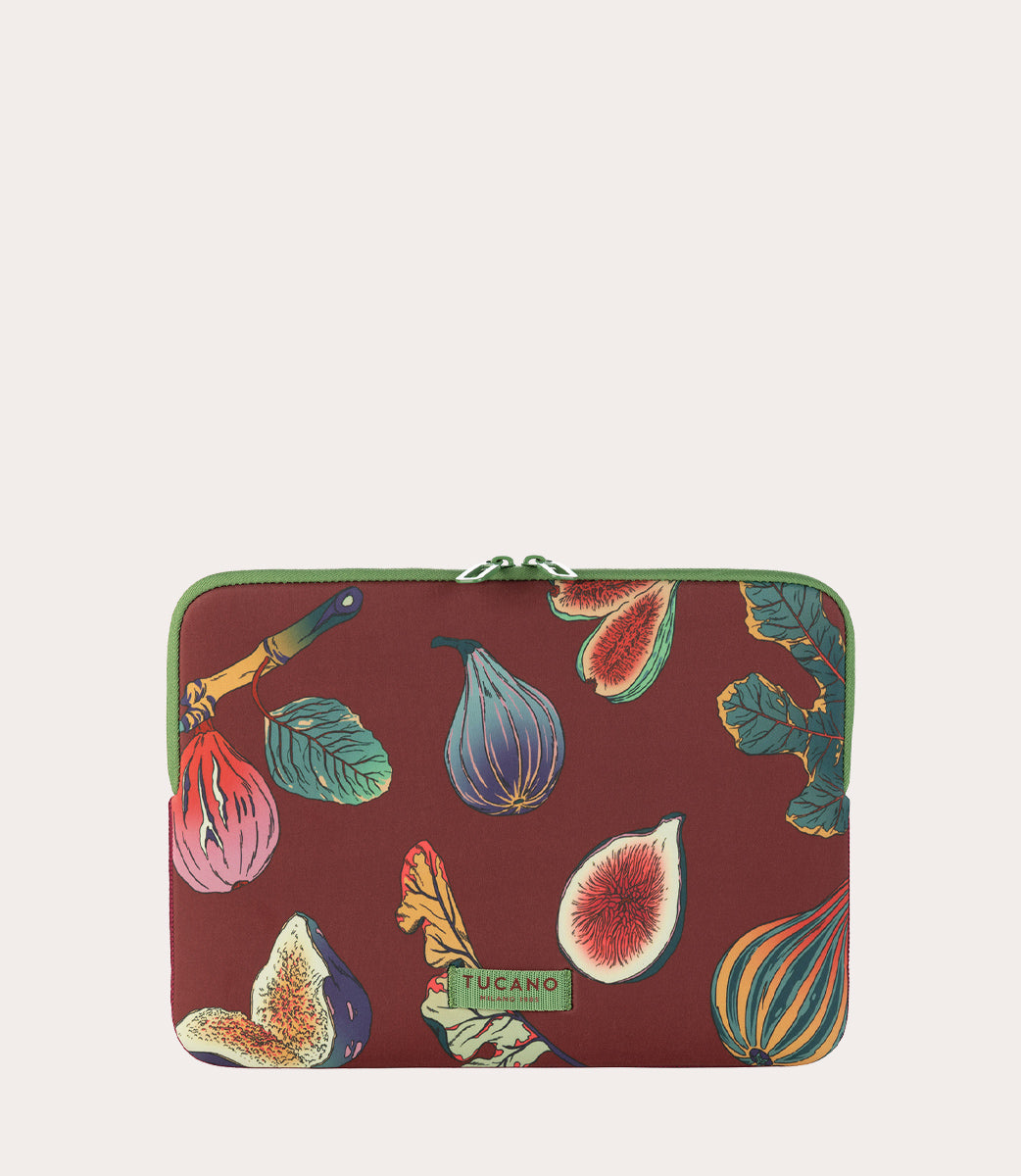 Tucano Schizzo Flora Fichi Sleeve 13 Zoll Bordeaux