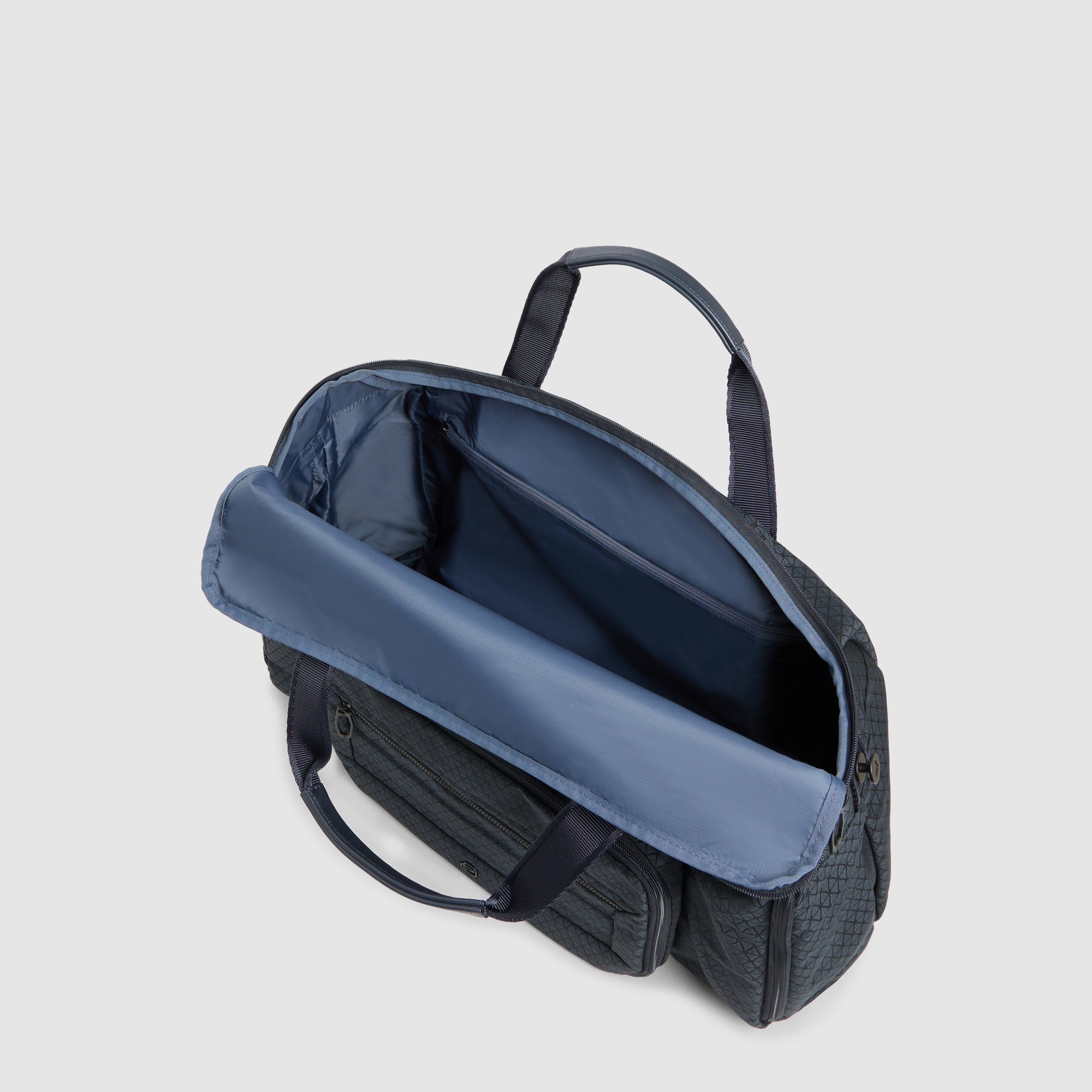 Piquadro Corner 2.0 Reisetasche Faltbar Blau Recycelt