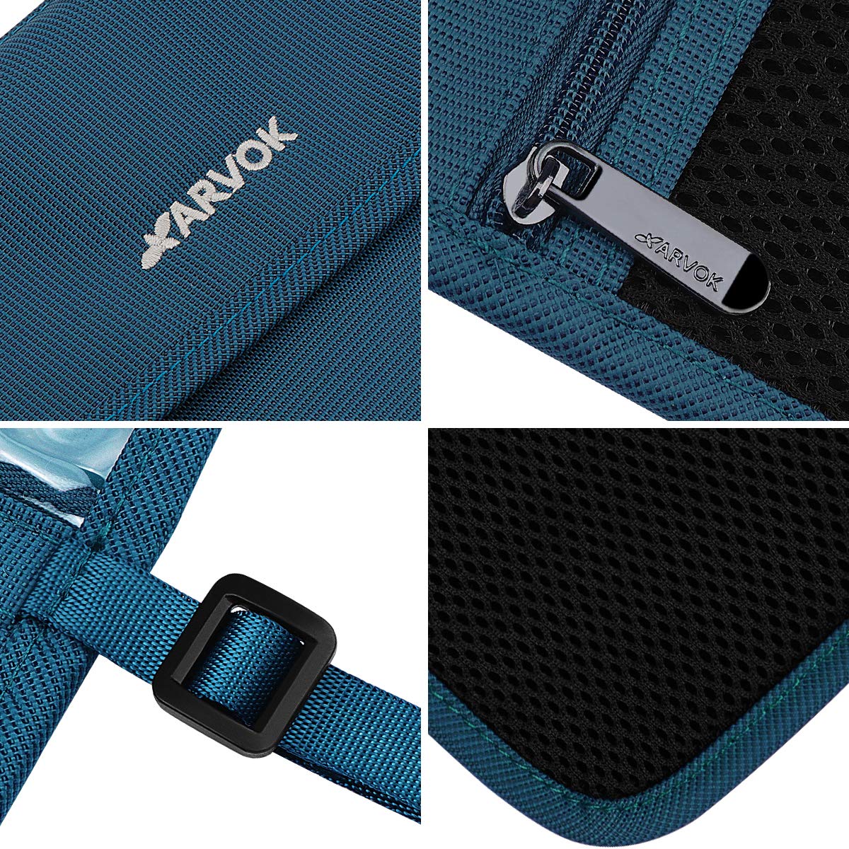 ARVOK Travel Accessories Brusttasche RFID Nylon schwarz