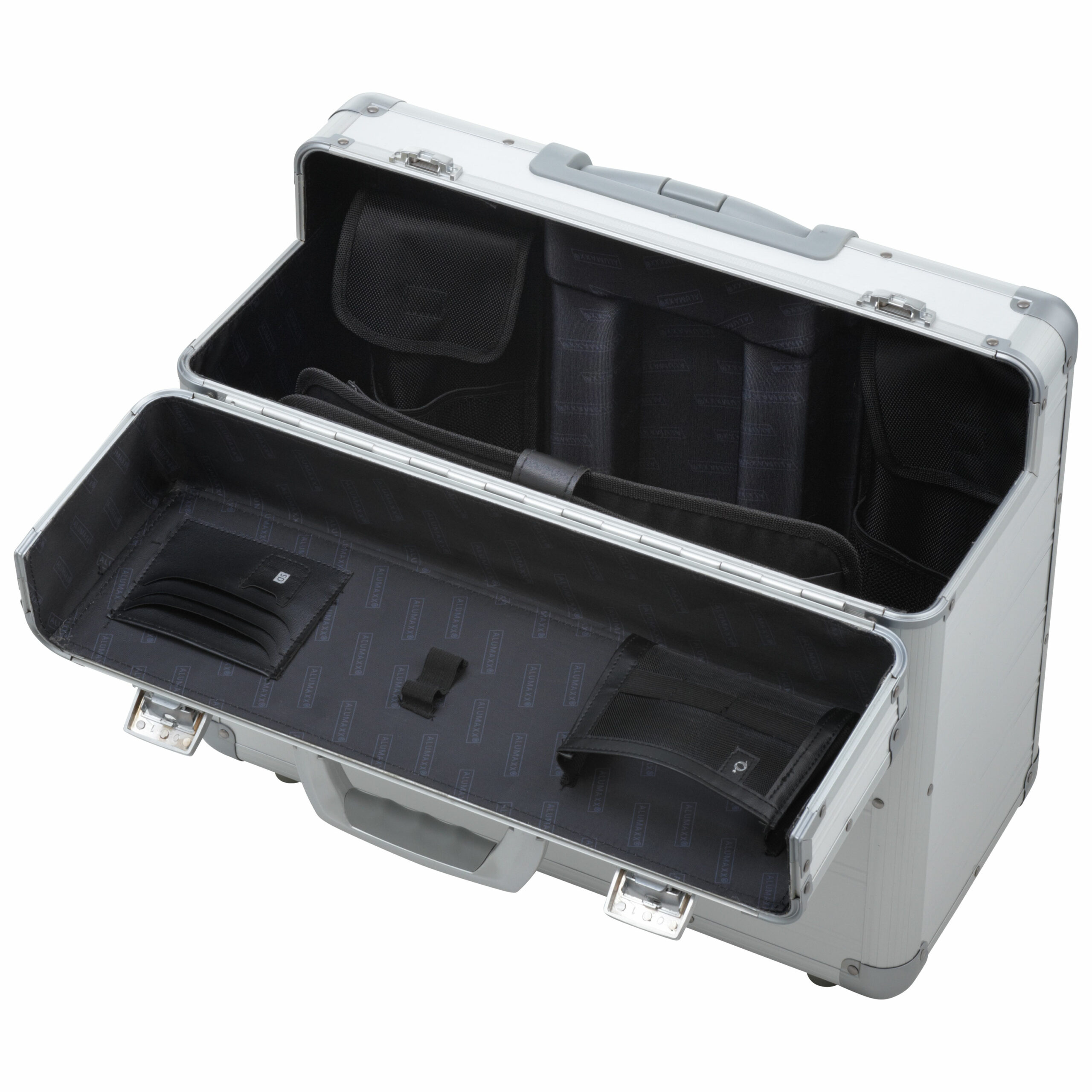 Alumaxx Pilotenkoffer DISCOVERY 45162 Aluminium Silber 15,6 Zoll