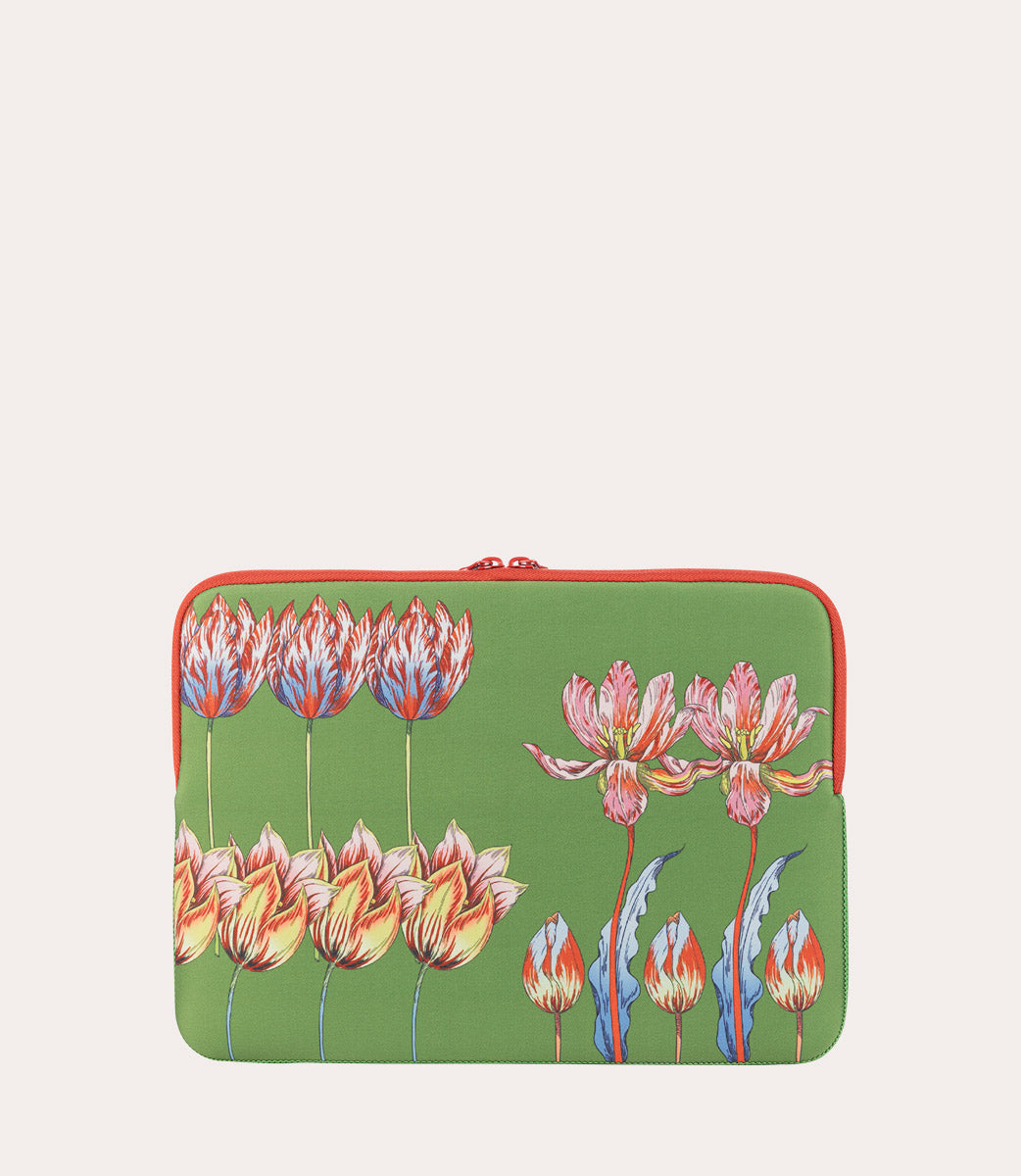 Tucano Schizzo Flora Fiori Hülle 15,6 Zoll Grün Neopren