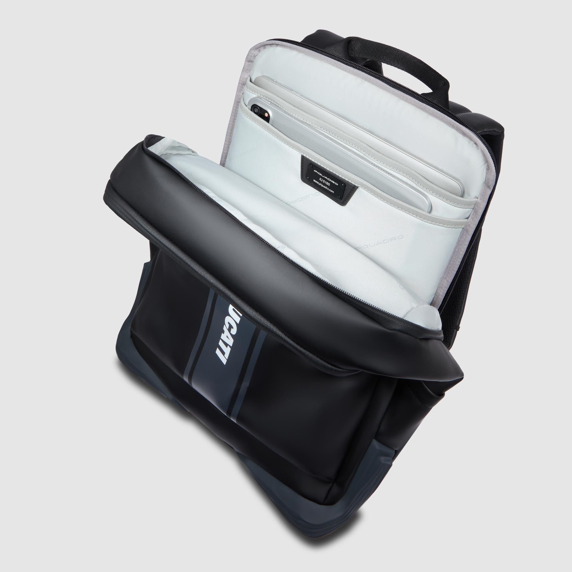 Piquadro x Ducati Rucksack 15,6 Zoll Schwarz RFID