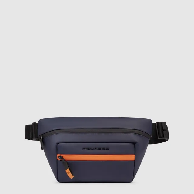 Piquadro Corner 2.0 Bauchtasche Herren Schwarz wasserdicht
