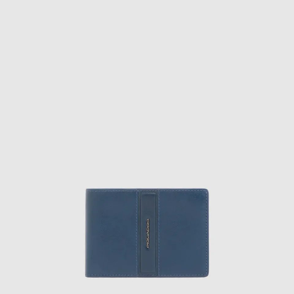 Piquadro Blue Square Herren Geldbörse BLU Leder