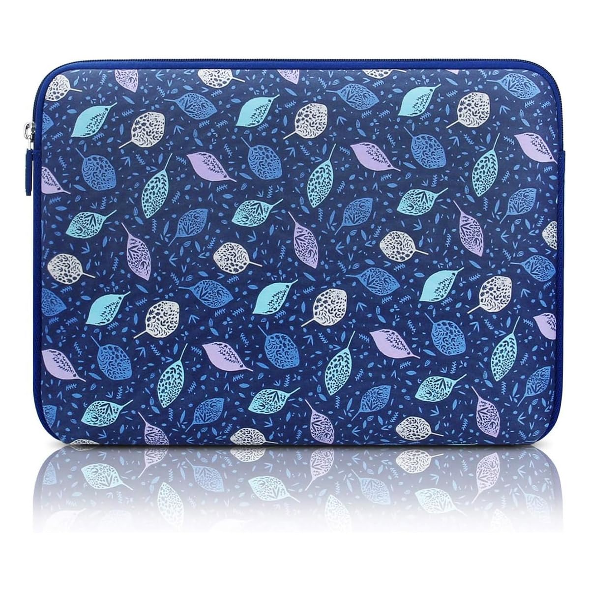 ARVOK Basic Laptop Sleeve 15,6 Zoll Dunkelblau Ahornblatt Neopren