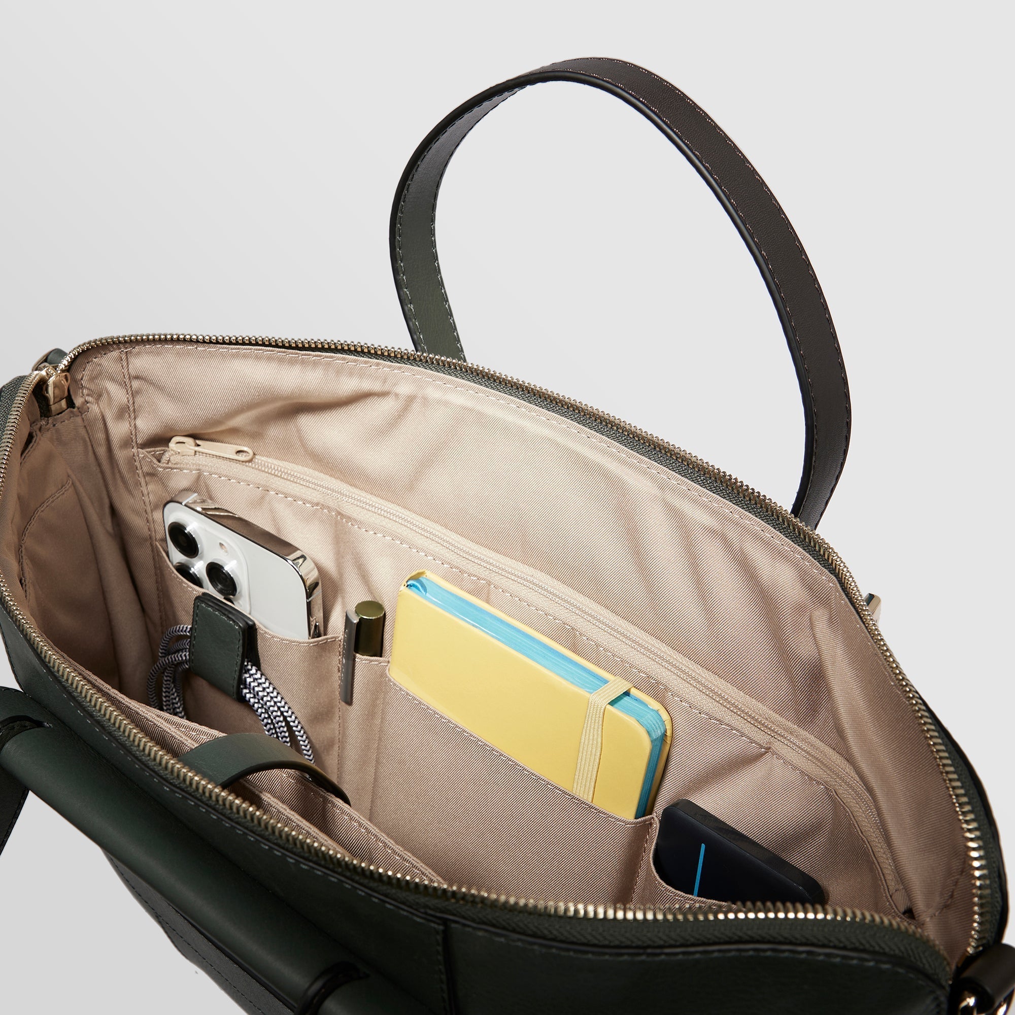 Piquadro Materia Aktentasche 15,6 Zoll Laptop Damen Schwarz