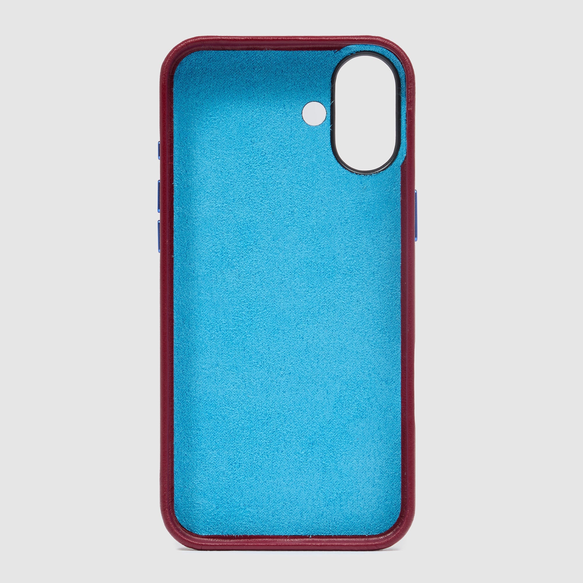Piquadro Connequ iPhone 16 Plus Hülle Leder Braun