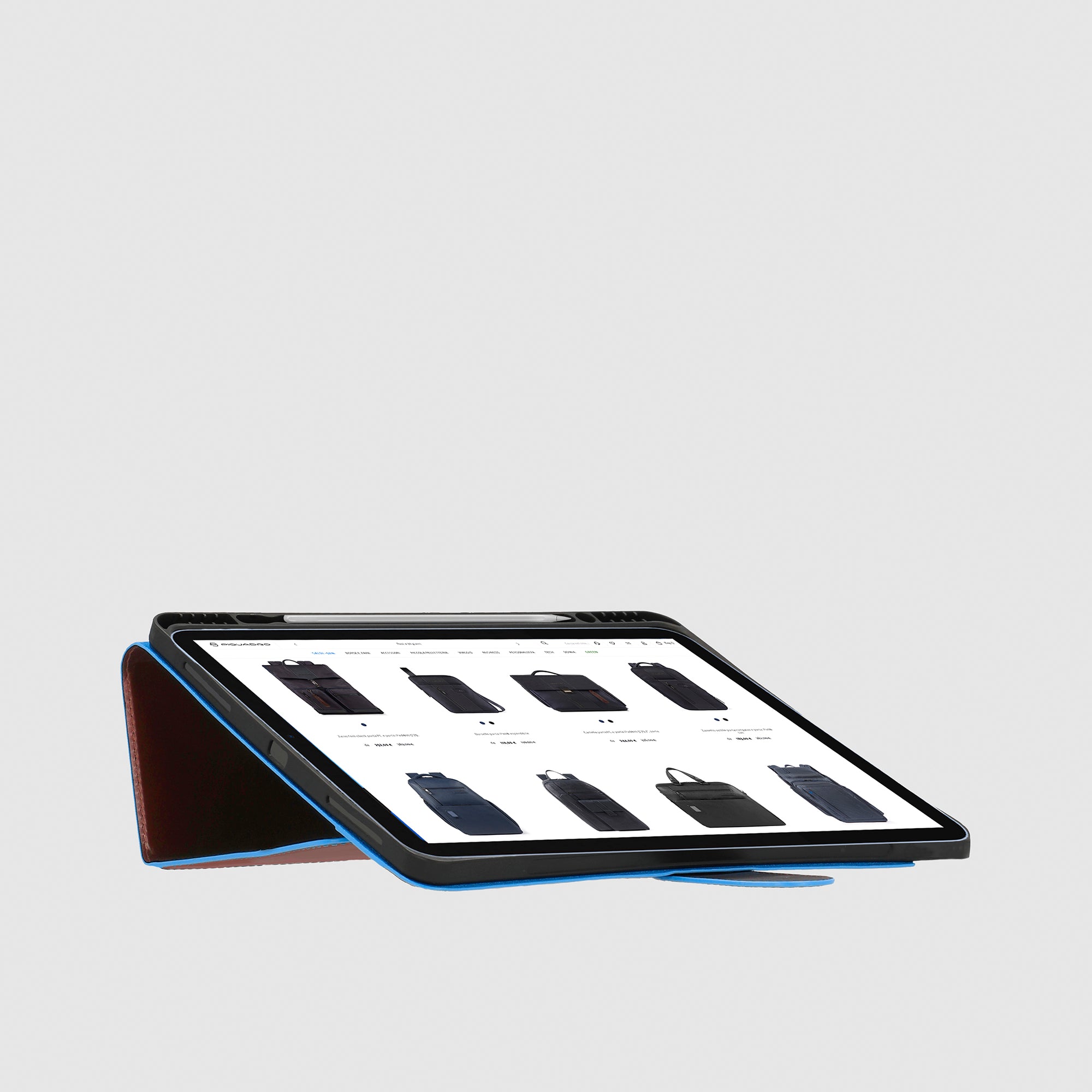 Piquadro Connequ iPad Pro 13 Hülle MO Leder Folio