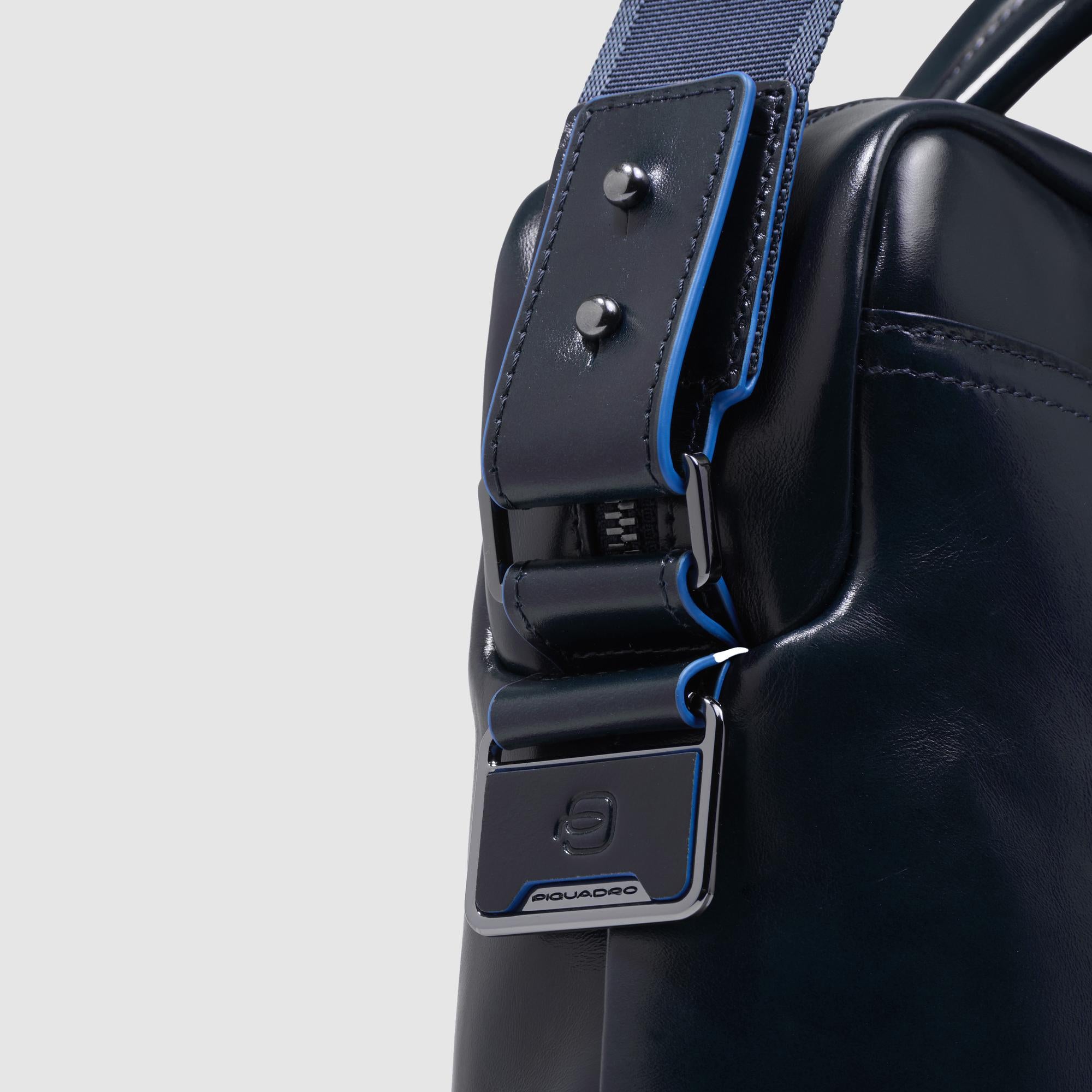 Piquadro Modus Laptoptasche 14 Zoll Schwarz Leder
