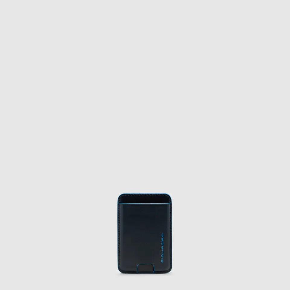 Piquadro BagMotic MagSafe Kartenetui Leder Blau