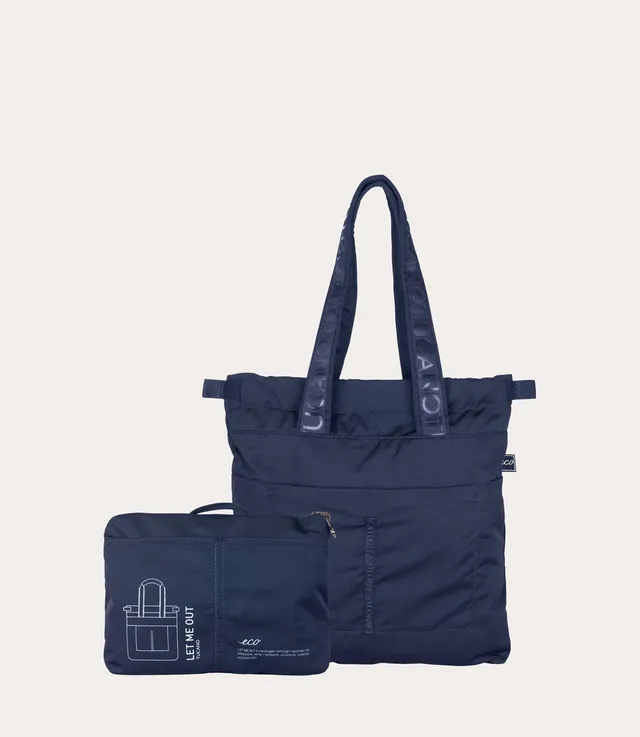 Tucano Let Me Out Shopper faltbar Blau