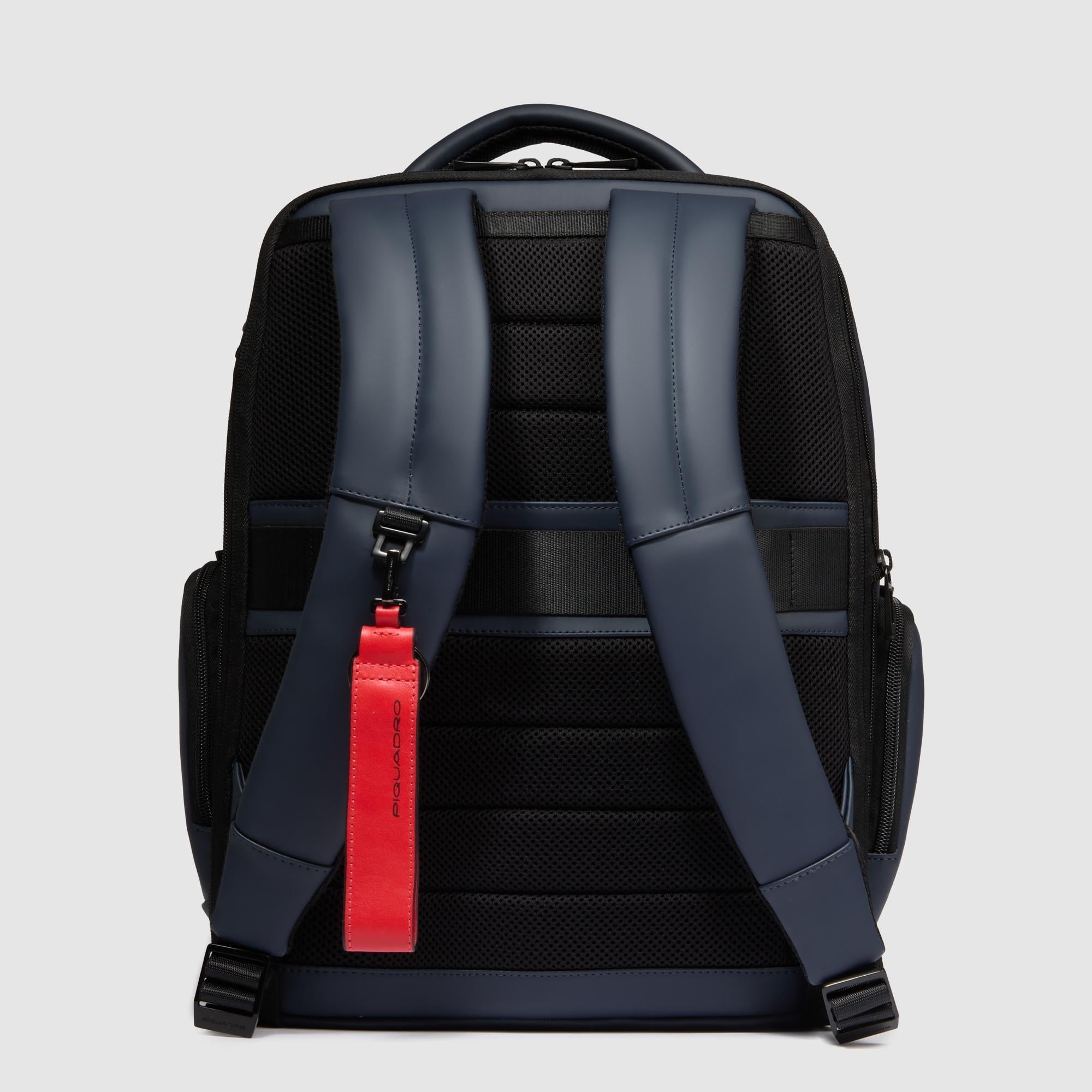 Piquadro Corner 2.0 Laptop Rucksack wasserfest Schwarz