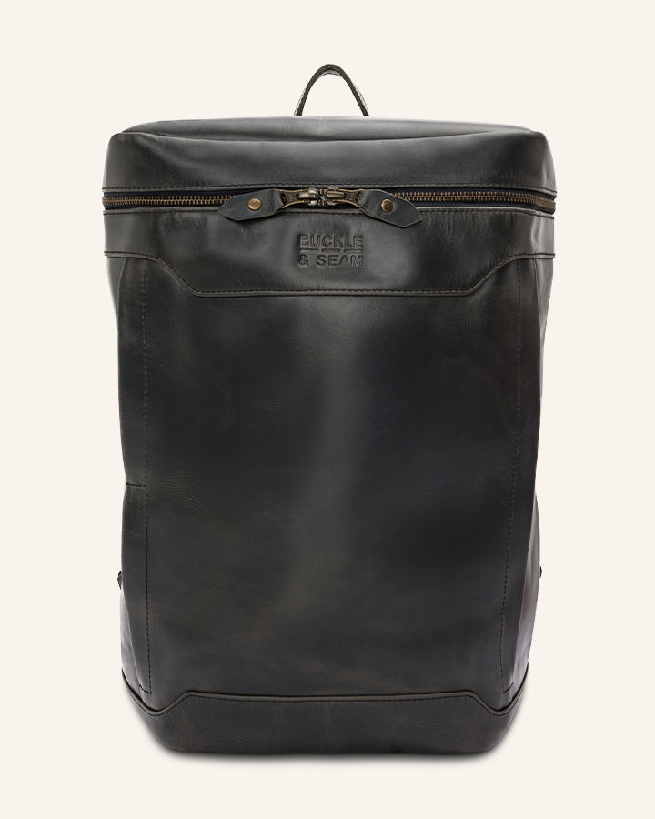 Buckle & Seam Siwa Leder Rucksack Charakter Sale mit Patina
