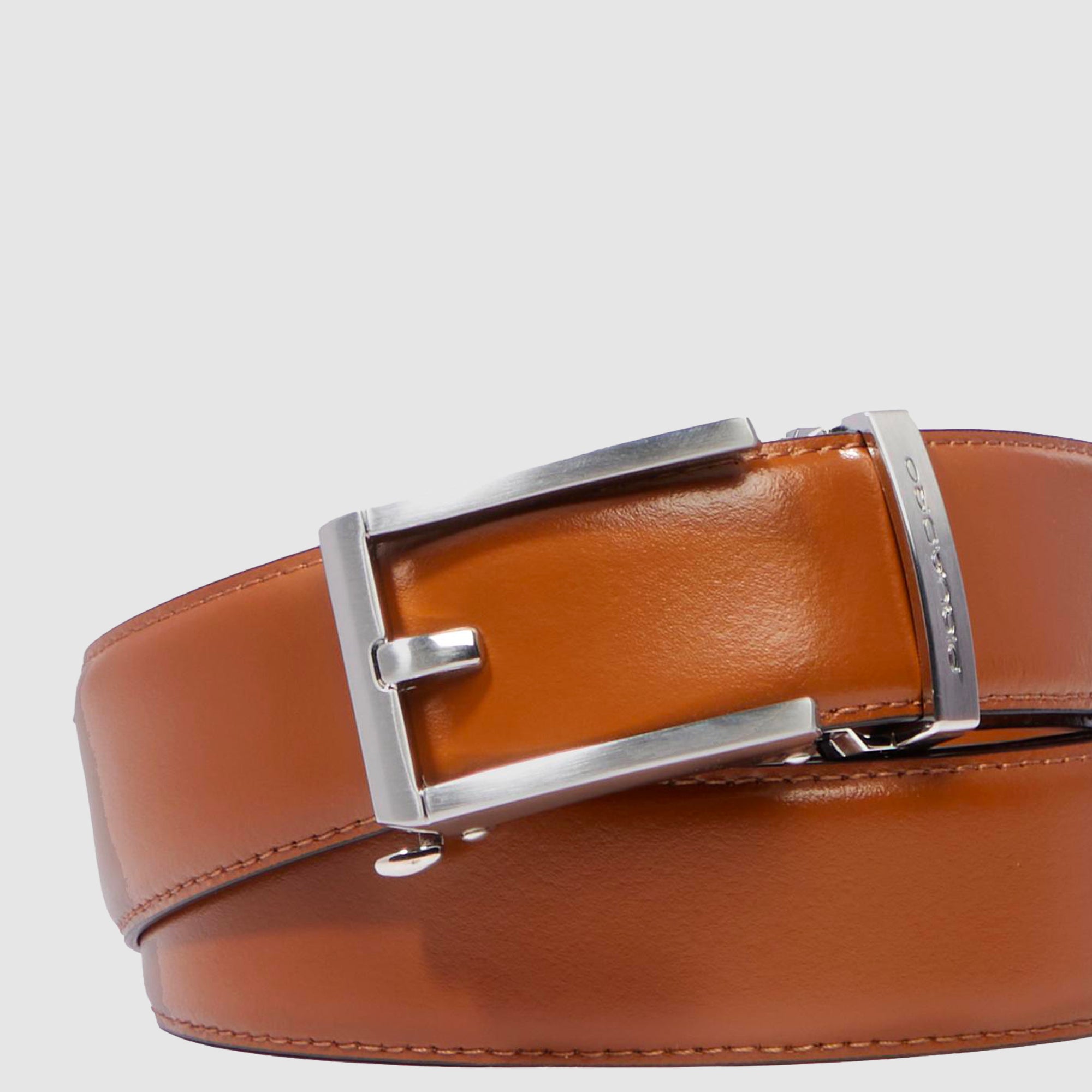 Piquadro Blue Square Gürtel Herren Leder Schwarz o. Löcher