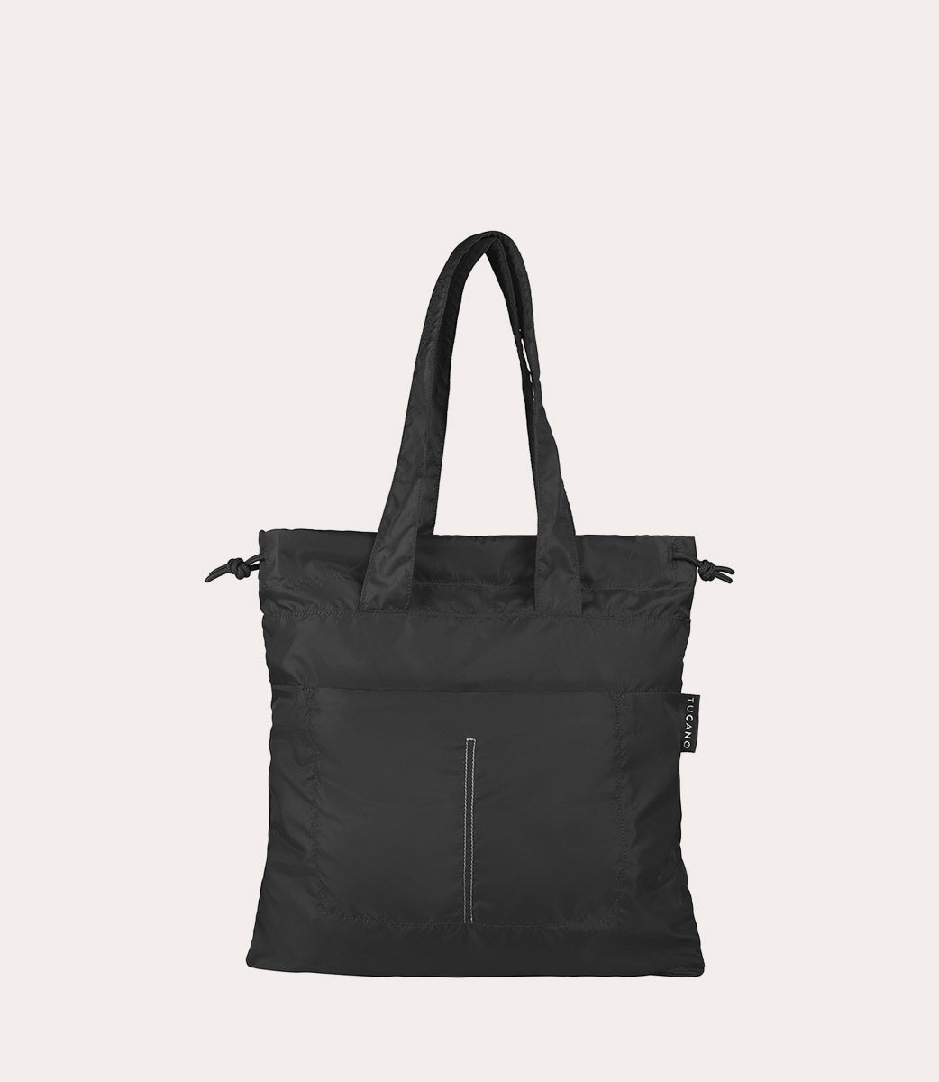 Tucano Compatto Eco Shopper Faltbare Tasche Blau Nylon