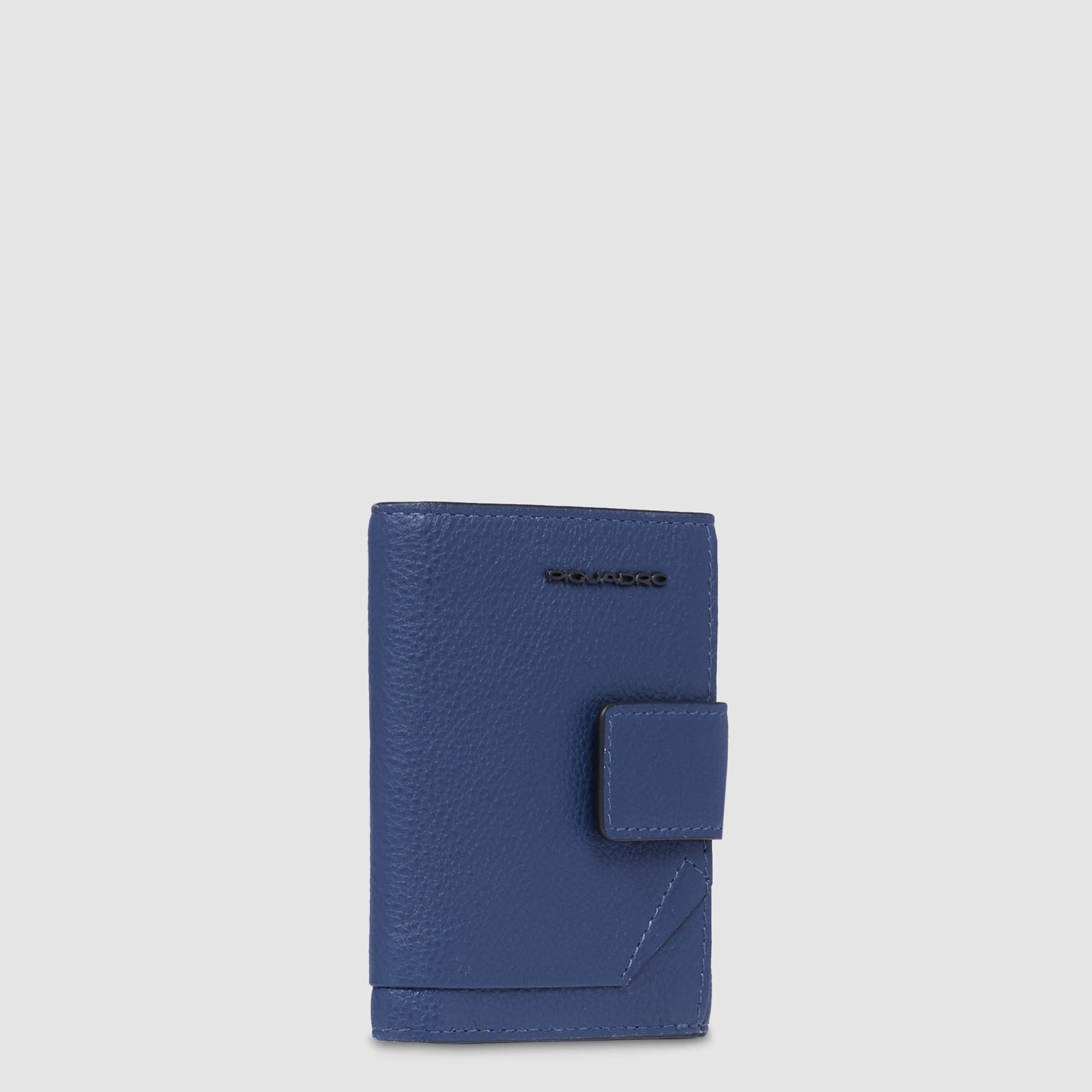 Piquadro Blue Square Geldbörse Herren Münzfach Leder