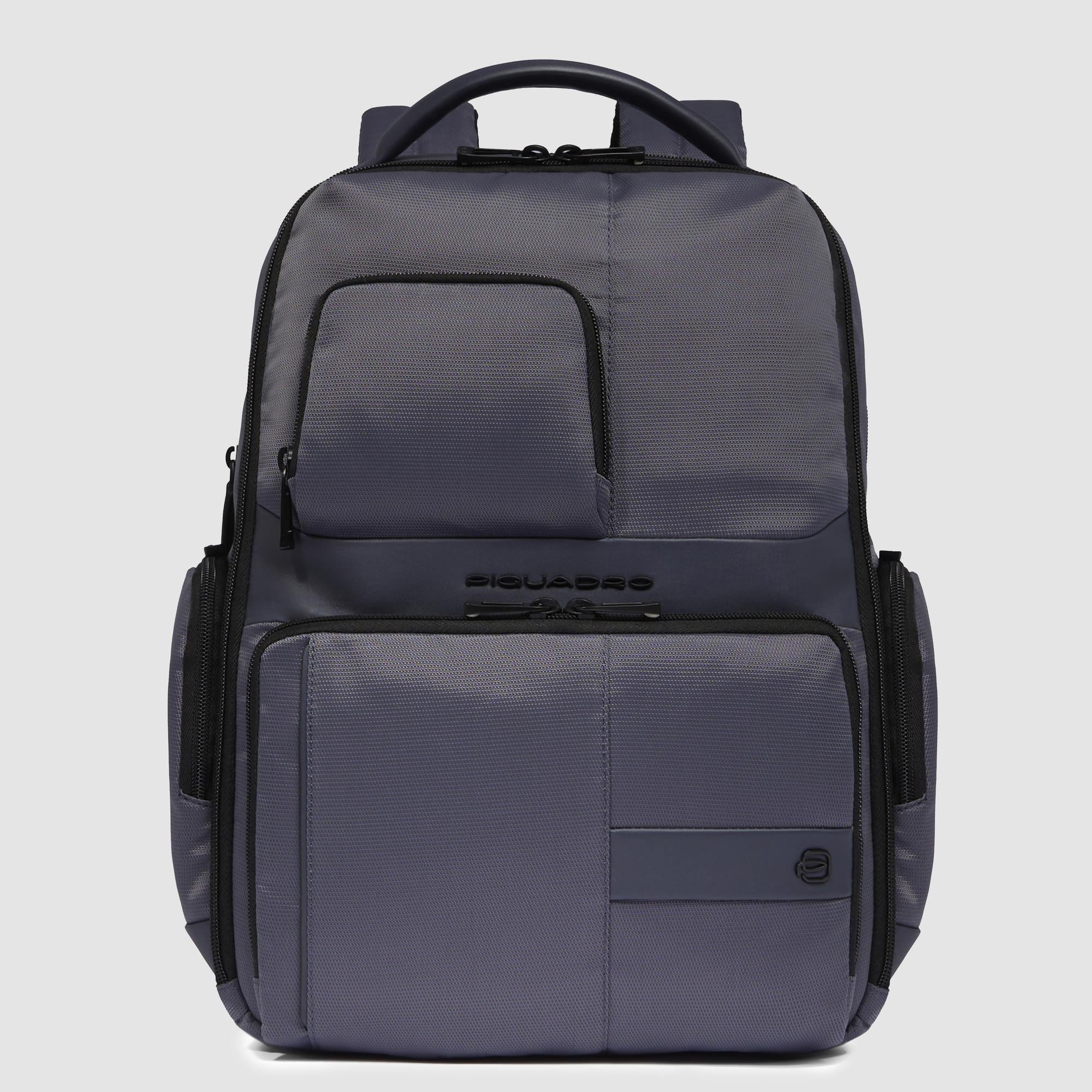 Piquadro Rover Rucksack 15,6 Zoll Laptop Schwarz