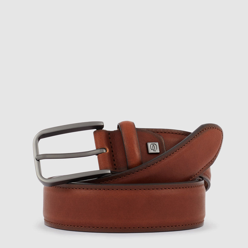 Piquadro Blue Square Gürtel Herren Leder Dornschließe