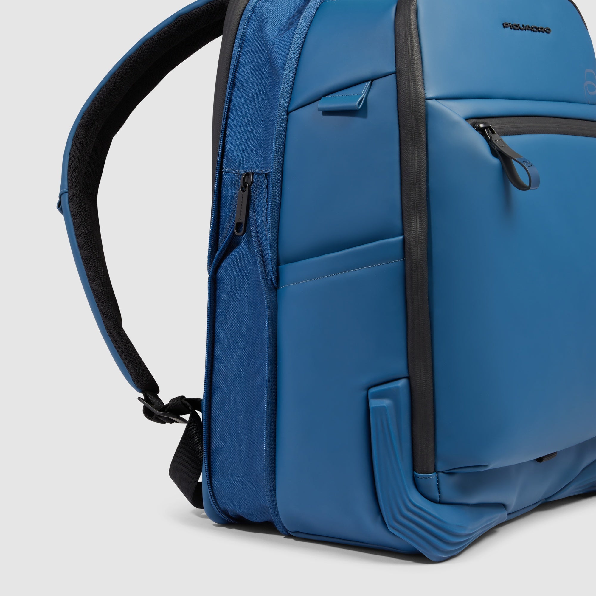 Piquadro Rover Reise-Rucksack 14 Zoll Schwarz Handgepäck RFID