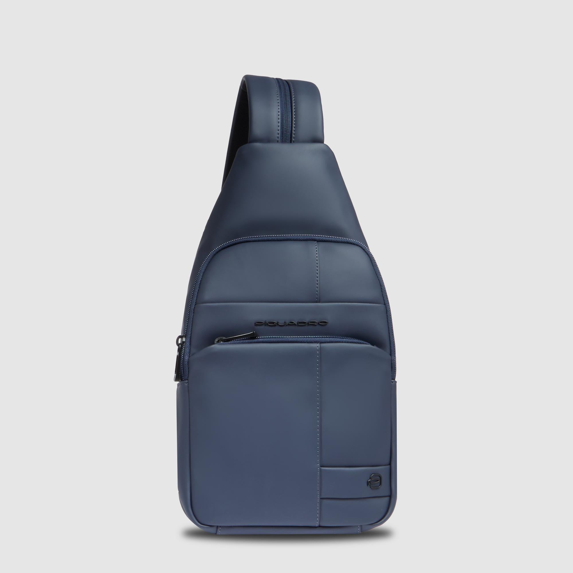 Piquadro Corner 2.0 Sling Bag Blau Wasserabweisend
