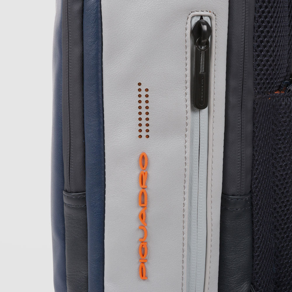 Piquadro Black Square Laptop-Rucksack 15,6 Zoll Schwarz