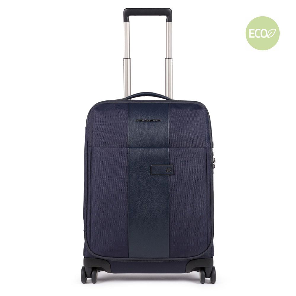 Piquadro PQ-Light Kabinentrolley 4 Rollen Schwarz Handgepäck