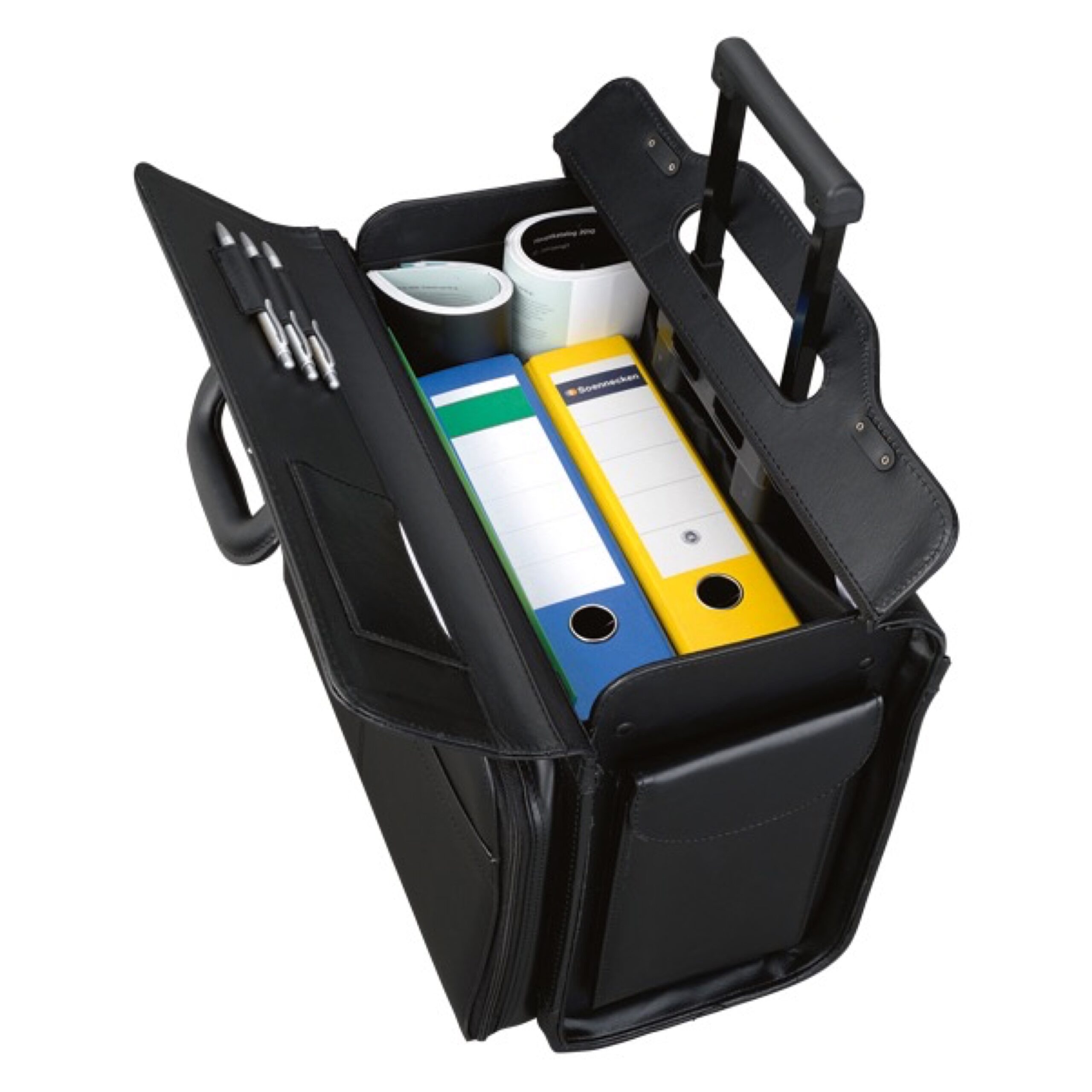 Lightpak San Remo Pilotenkoffer 17 Zoll Kunstleder schwarz