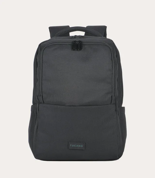 Tucano Sirio Rucksack 15,6 Zoll Laptopfach recycelt schwarz